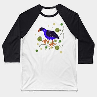 Simple Pukeko Baseball T-Shirt